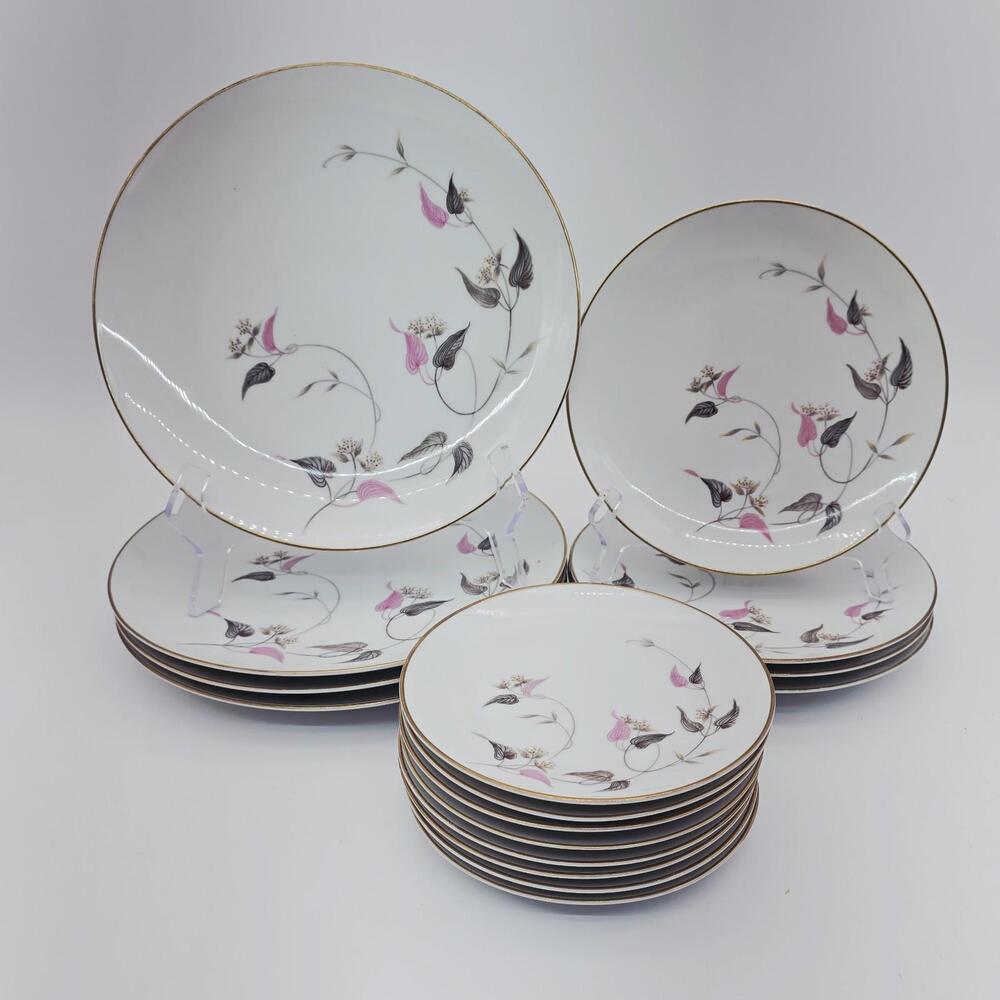 Noritake Arden Dinnerware 16-Plates Set Made In Japan 1950's 5603